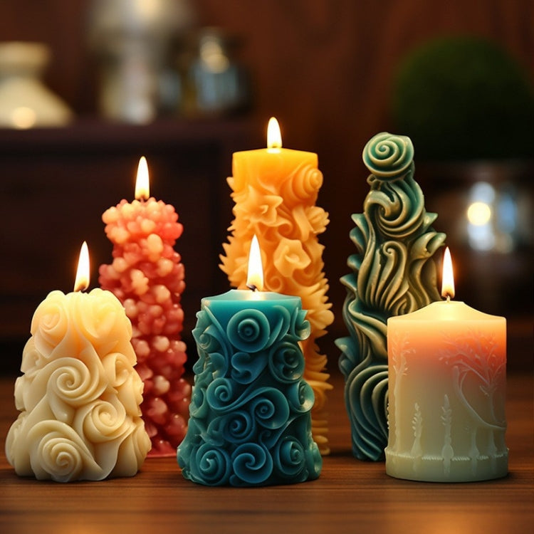 Ornamenti per candele aromaterapiche per albero di Natale fai da te stampo in silicone, C1 ZL-268-1, C1 ZL-268-2, C1 ZL-268-3, D1  ZL-269-1, D2  ZL-269-2, D3  ZL-269-3, D4  ZL-269-4