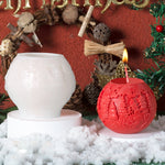 Stampo fai da te per candela profumata a forma di palla di Natale a forma di alce, A ZL-73, C ZL-75, D ZL-76, F ZL-78
