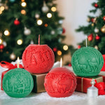 Stampo fai da te per candela profumata a forma di palla di Natale a forma di alce, A ZL-73, C ZL-75, D ZL-76, F ZL-78