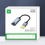 Scheda audio USB JINGHUA Z17 con cavo convertitore audio