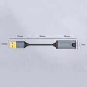 Scheda audio USB JINGHUA Z17 con cavo convertitore audio