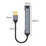 JINGHUA N800 Drive Scheda audio gratuita Computer per docking station con interfaccia audio, USB, Type-C