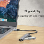 JINGHUA N800 Drive Scheda audio gratuita Computer per docking station con interfaccia audio, USB, Type-C