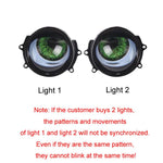 Modifica della luce a LED Demon Eye da 3 pollici per auto e moto, For One