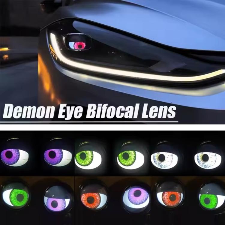 Modifica della luce a LED Demon Eye da 3 pollici per auto e moto, For One