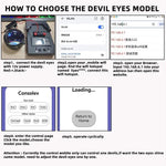 Modifica della luce a LED Demon Eye da 3 pollici per auto e moto, For One