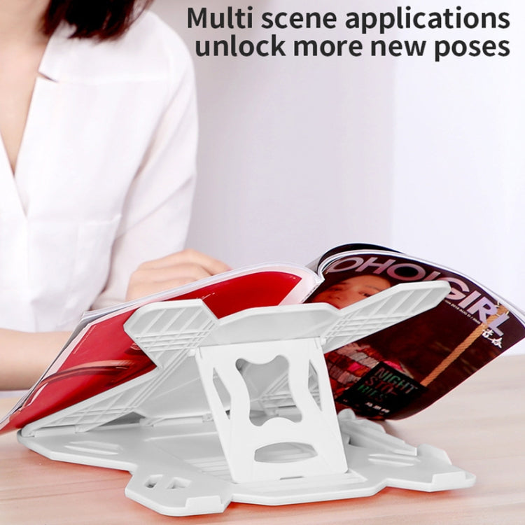 Supporto di raffreddamento pieghevole e sollevabile per laptop ICE COOREL E5 con supporto per telefono cellulare, Black, White, Black with Rotating, White with Rotating