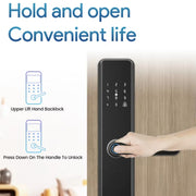 Locstar A50 Smart Fingerprint Lock Serratura elettronica per interni Serratura per appartamento con maniglia