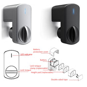 Locstar C93 Bluetooth Serratura intelligente per porte interne Installazione senza perforazione, sblocco tramite APP senza chiave
