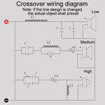 CW-3003 Crossover audio a 3 vie per altoparlanti per home cinema, medio e basso, CW-3003
