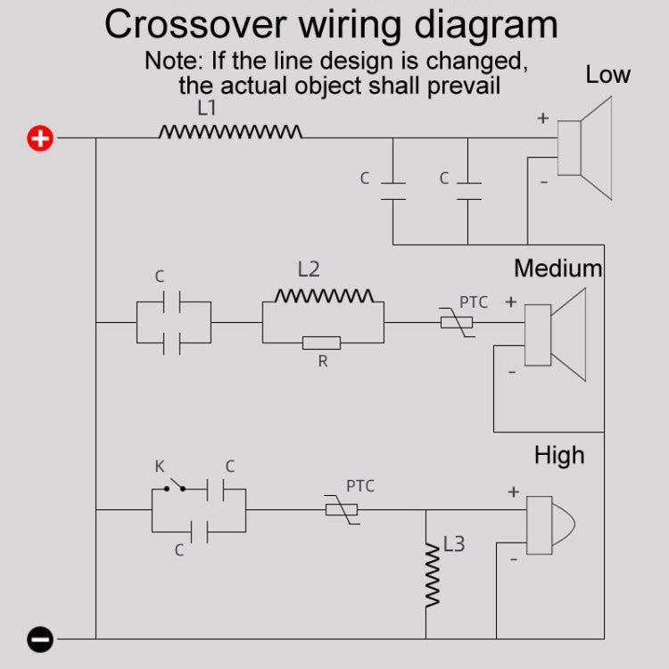 CW-3003 Crossover audio a 3 vie per altoparlanti per home cinema, medio e basso, CW-3003