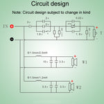 Uno Alto Due Basso Altoparlante da palco Crossover Boards Audio ad alta fedeltà Crossover a 3 vie, PA-325