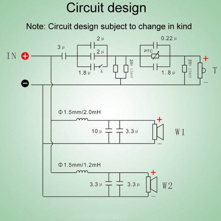 Uno Alto Due Basso Altoparlante da palco Crossover Boards Audio ad alta fedeltà Crossover a 3 vie, PA-325