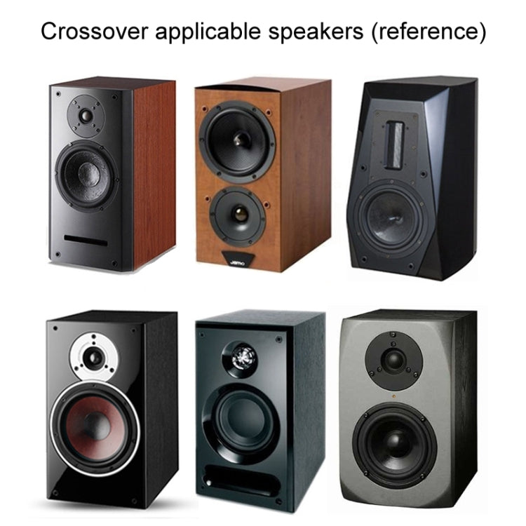 WEAH-2503 Crossover per altoparlanti a 2 vie alto e basso Hi-Fi Home Audio Divisore senza saldatura