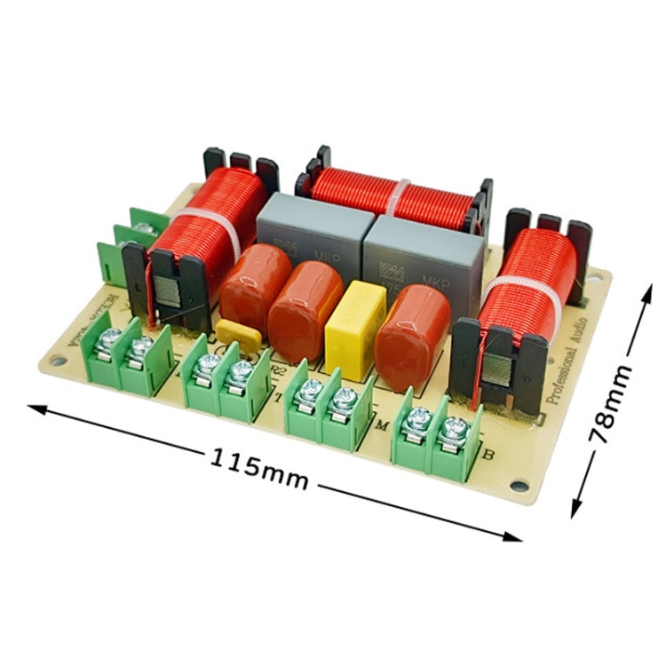 Uno alto Uno medio Due bassi Divisore di modifica audio crossover per altoparlanti a 4 vie, RCEDA-402A