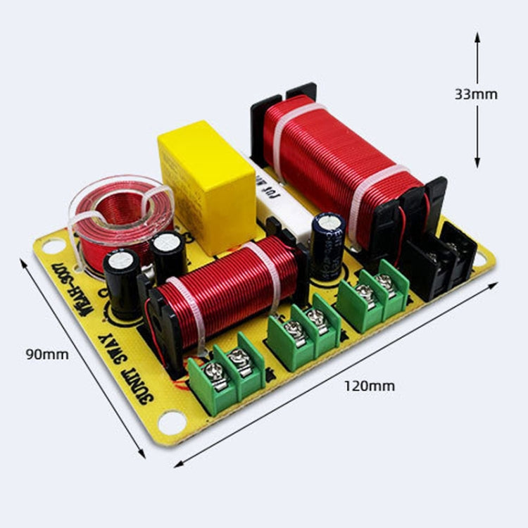 WEAH-3007B Home Cinema Speaker Crossover Alto Medio e Basso 3-Vie Audio Modifica Divisore, WEAH-3007B