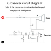 Divisore di conversione degli altoparlanti per stadio crossover audio a 2 vie alto e basso, PA-2A