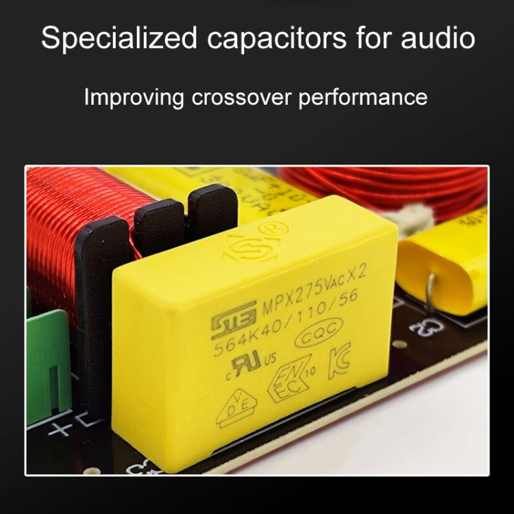 Magenta-2 Alto e Basso 2-Way Audio Crossover Divisore di Conversione per Altoparlanti da Scaffale, Magenta-2