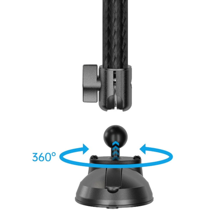 Supporto telescopico per telefono da auto, braccio di estensione con doppio snodo, staffa in fibra di carbonio, asta di collegamento, 217-300mm For 20mm Ball Head, 235-335mm For 25.4mm Ball Head