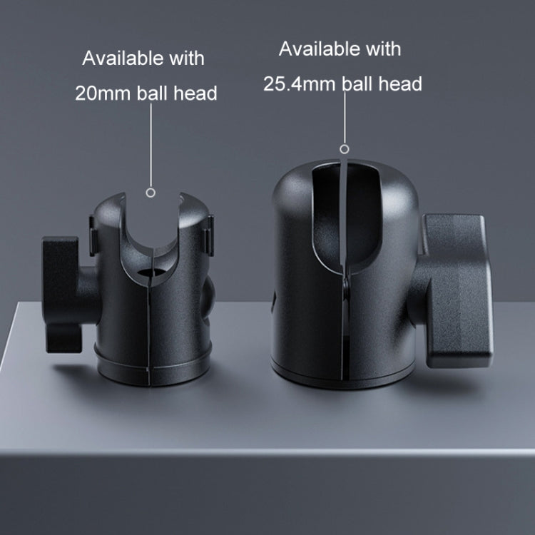 Supporto telescopico per telefono da auto, braccio di estensione con doppio snodo, staffa in fibra di carbonio, asta di collegamento, 217-300mm For 20mm Ball Head, 235-335mm For 25.4mm Ball Head
