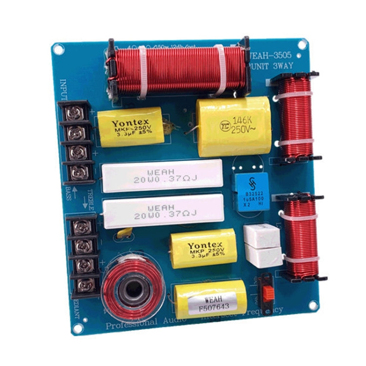 Divisore per altoparlante crossover audio a 3 vie, alto, medio e basso, 3505A, 3505B, 3505C