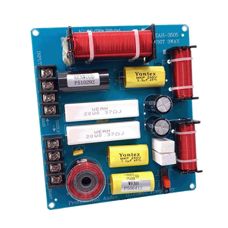 Divisore per altoparlante crossover audio a 3 vie, alto, medio e basso, 3505A, 3505B, 3505C