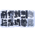200 pezzi/scatola JST-SM 2,54 mm passo 2/3/4/5 pin maschio/femmina connettori adattatore