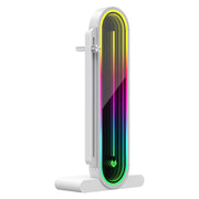 Supporto per scheda grafica con lente regolabile verticale ARGB per computer COOLMOON GH3, Temperature Display Upgrade White, Temperature Display Upgrade Black, Black, White