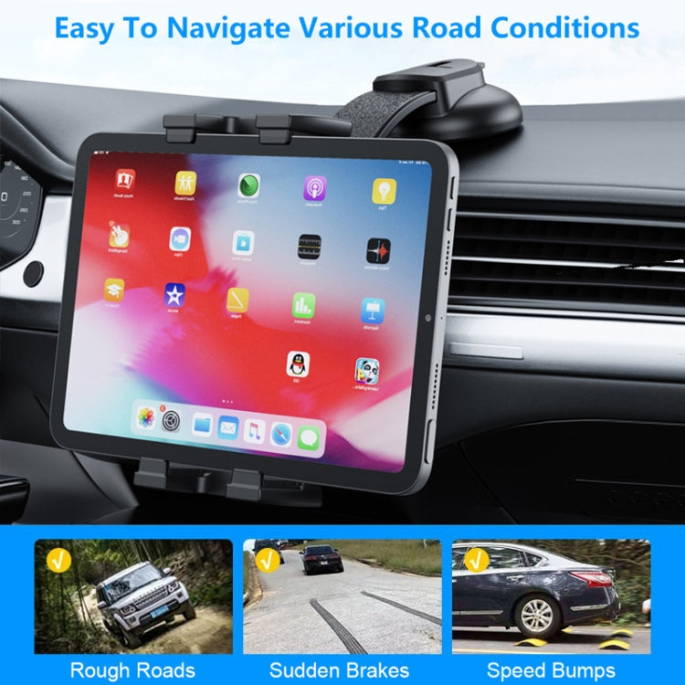 Per iPad Supporto universale per tablet da auto con ventosa Supporto per cellulare da auto con navigazione, CP-P20