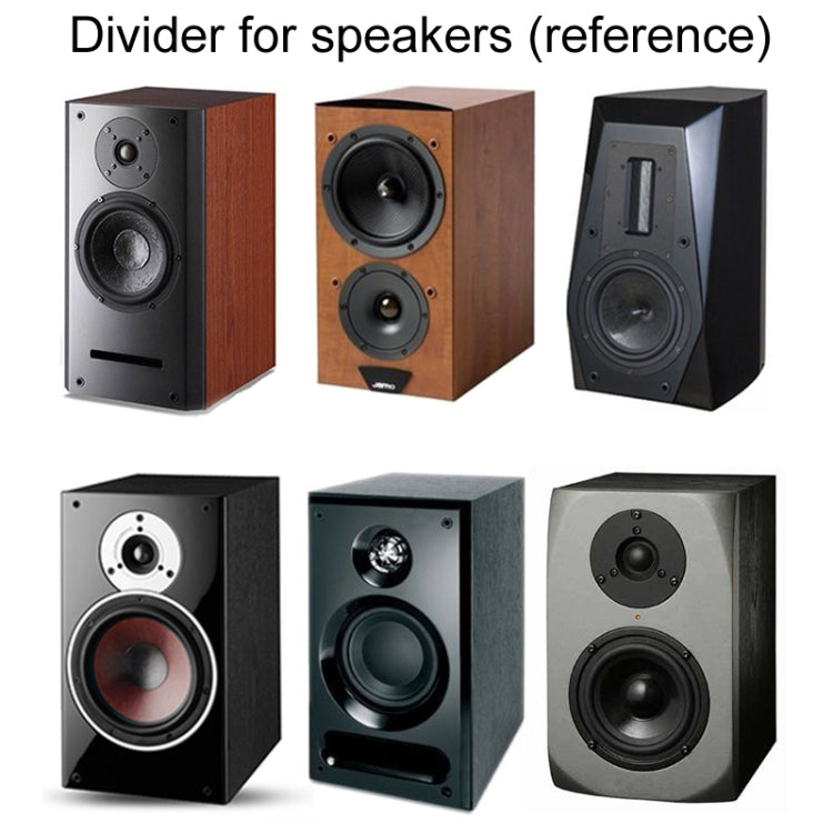 Divisore di conversione per altoparlanti da scaffale crossover audio a 2 vie alto e basso, D231