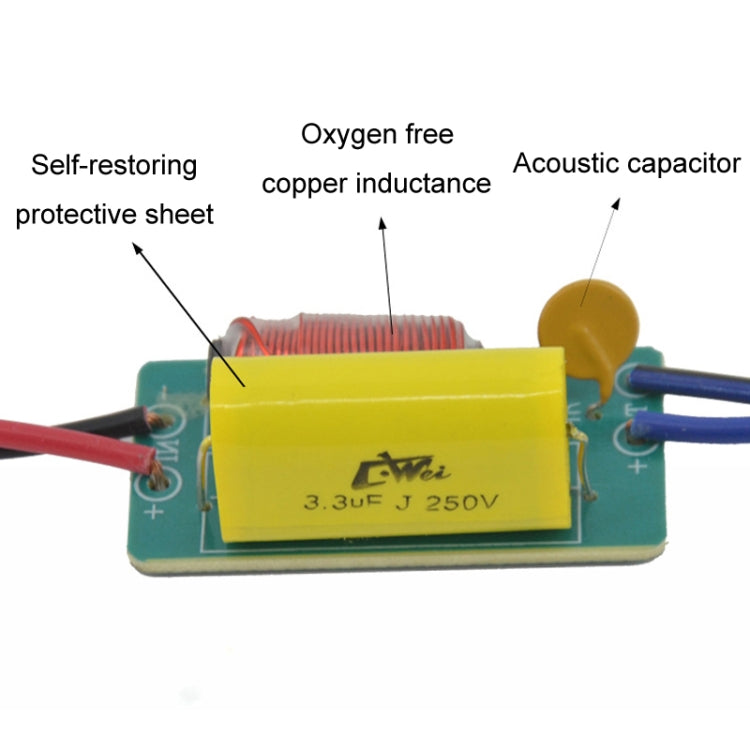 WEAH-T-4 Modifica auto Tweeter Crossover Hi-Fi Audio Divider, A Model, C Model