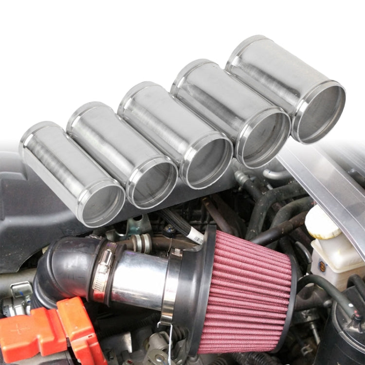 Adattatore per tubo flessibile estensore turbo intercooler di aspirazione in alluminio, connettore per tubo di aspirazione dell'aria per auto, 51mm, 57mm, 63mm, 70mm, 76mm