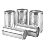 Adattatore per tubo flessibile estensore turbo intercooler di aspirazione in alluminio, connettore per tubo di aspirazione dell'aria per auto, 51mm, 57mm, 63mm, 70mm, 76mm