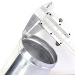 Adattatore per tubo flessibile estensore turbo intercooler di aspirazione in alluminio, connettore per tubo di aspirazione dell'aria per auto, 51mm, 57mm, 63mm, 70mm, 76mm