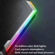 ICE COORE Supporto per laptop regolabile a 8 ventole con radiatore e luce ambientale RGB, K10 8-Fans