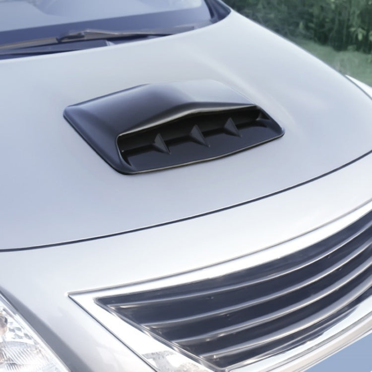 Presa d'aria decorativa universale per cofano auto in carbonio con nastro adesivo