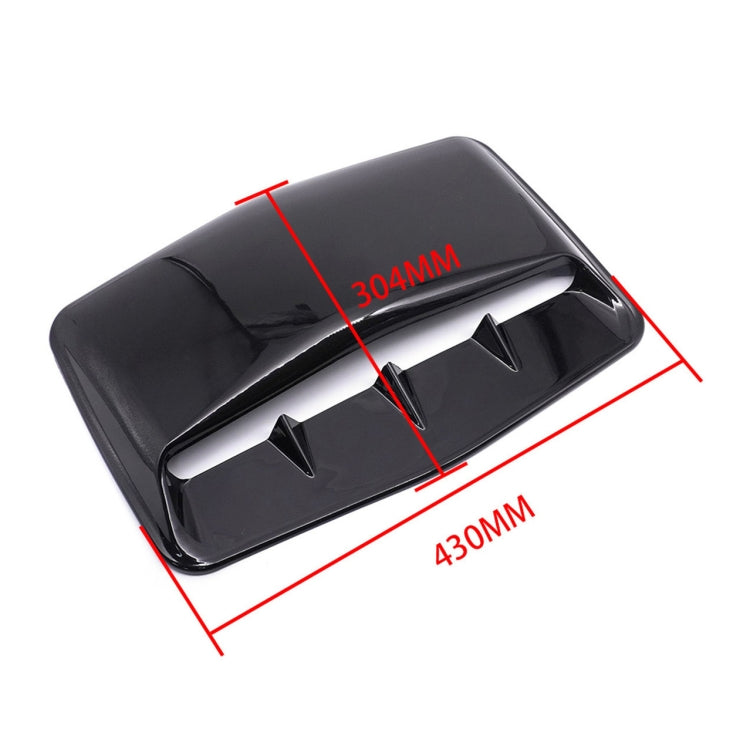 Presa d'aria decorativa universale per cofano auto in carbonio con nastro adesivo