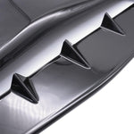 Presa d'aria decorativa universale per cofano auto in carbonio con nastro adesivo
