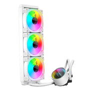 COOLMOON CM-YM-360T Computer ARGB Lente di visualizzazione della temperatura Multi-Piattaforma Dissipatore CPU integrato, CM-YM-360T