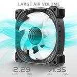 COOLMOON CM-YM-360T Computer ARGB Lente di visualizzazione della temperatura Multi-Piattaforma Dissipatore CPU integrato, CM-YM-360T
