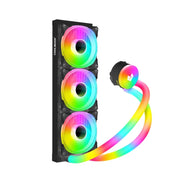 COOLMOON AS360 Magic Diamond Edition Computer Cooler ARGB Raffreddamento ad acqua Luce Radiatore CPU integrato, AS360