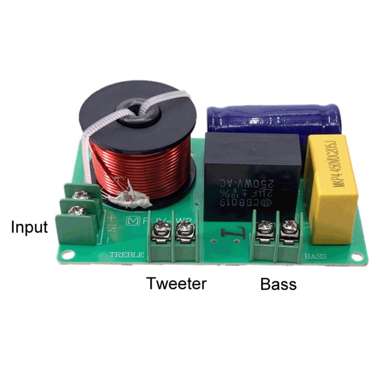 Divisore di conversione degli altoparlanti Hi-Fi crossover audio a 2 vie alto e basso, PUV-W2