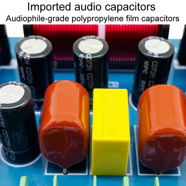 RCEDA-410 Due Alto Uno Medio Uno Basso 4-Vie Altoparlante Crossover Audio Modifica Divisore, RCEDA-410