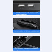 Base per radiatore per laptop regolabile ICE COOREL K22 a 4 ventole con luce atmosferica, without Speed Regulation, with Speed Regulation, with LCD Display