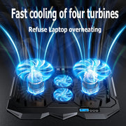 Base per radiatore per laptop regolabile ICE COOREL K22 a 4 ventole con luce atmosferica, without Speed Regulation, with Speed Regulation, with LCD Display