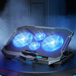 Base per radiatore per laptop regolabile ICE COOREL K22 a 4 ventole con luce atmosferica, without Speed Regulation, with Speed Regulation, with LCD Display