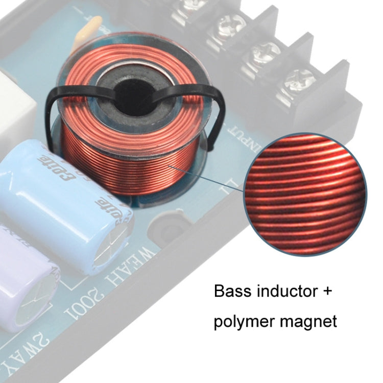 Crossover audio 2 vie per altoparlanti auto 120W