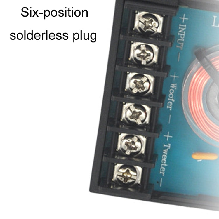 Crossover audio 2 vie per altoparlanti auto 120W