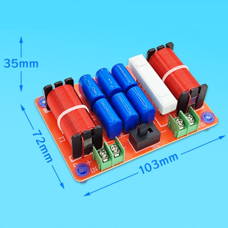 Divisore di conversione per altoparlanti Hi-Fi con crossover per bassi puri da 220 W, WEAH-93