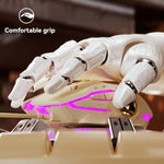 Mouse da gioco cablato Inphic W8 aggiornato con definizione macro emissione di luce mouse per computer muto, W8